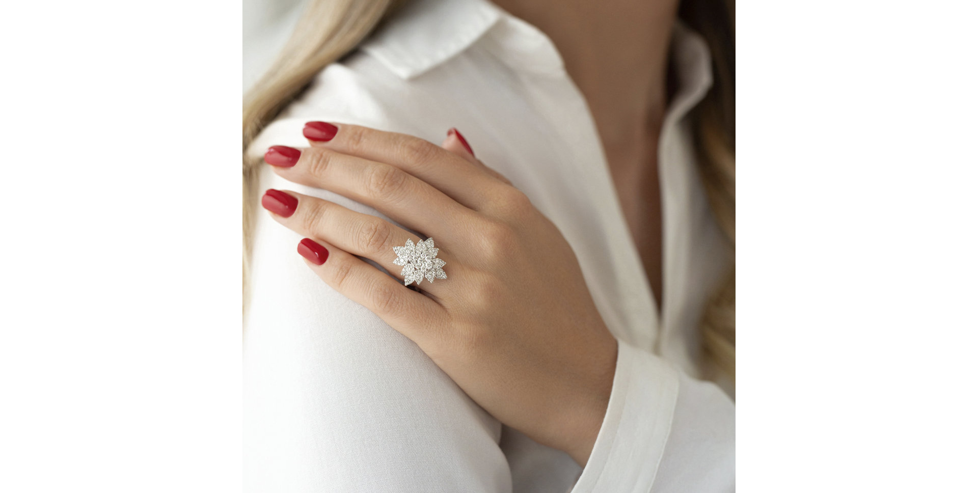 Prsteň s diamantmi Heaven Elixir