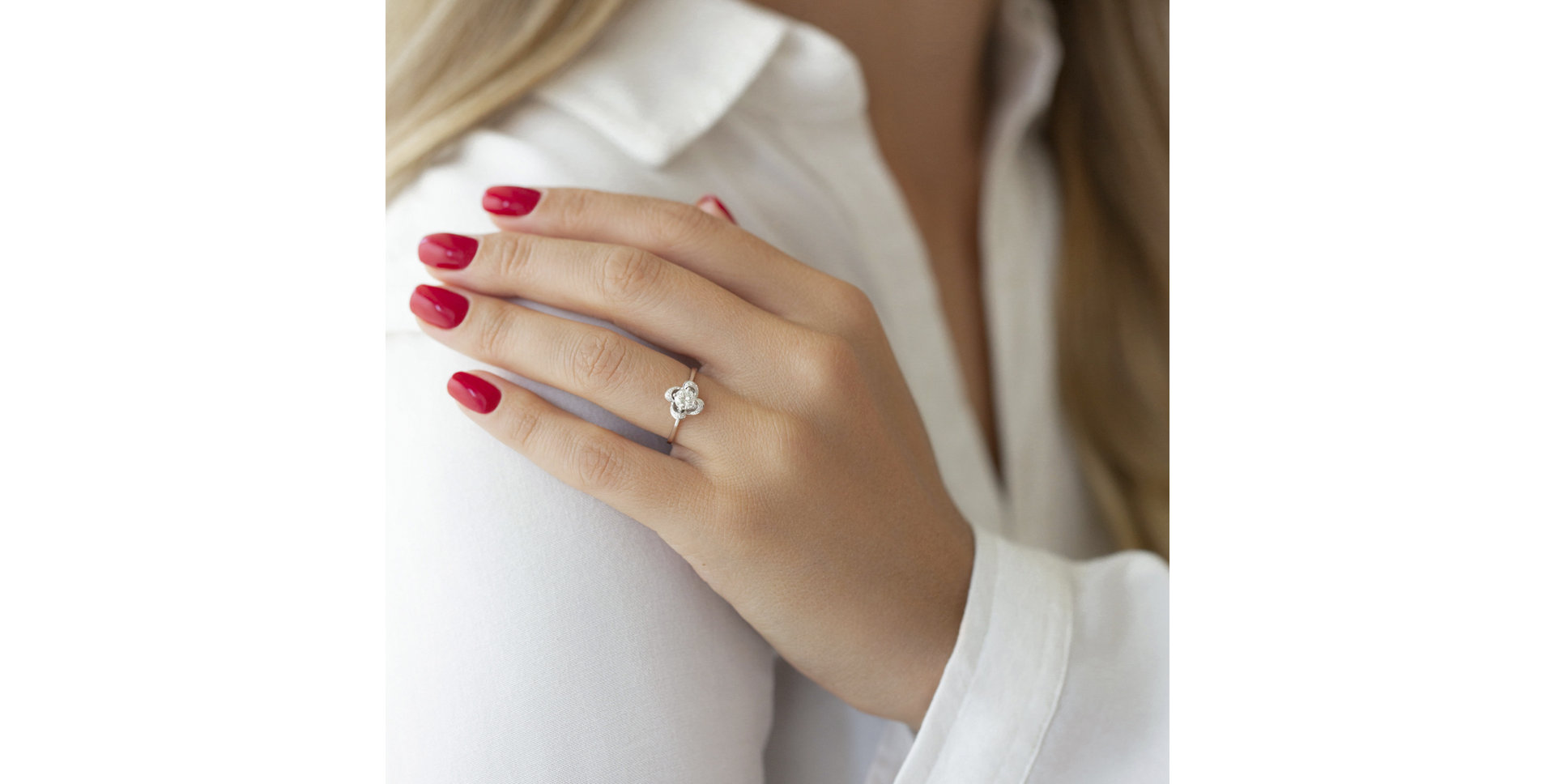 Prsteň s diamantmi Meadow Harmony