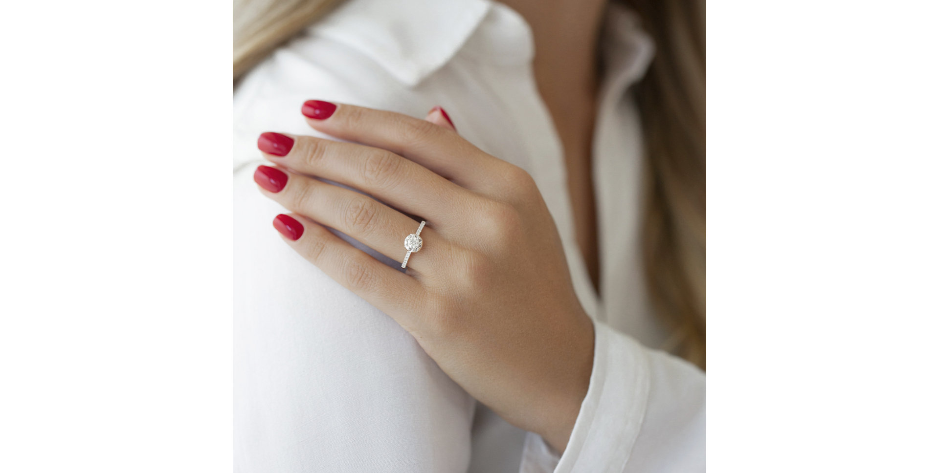 Prsteň s diamantmi Love Sun