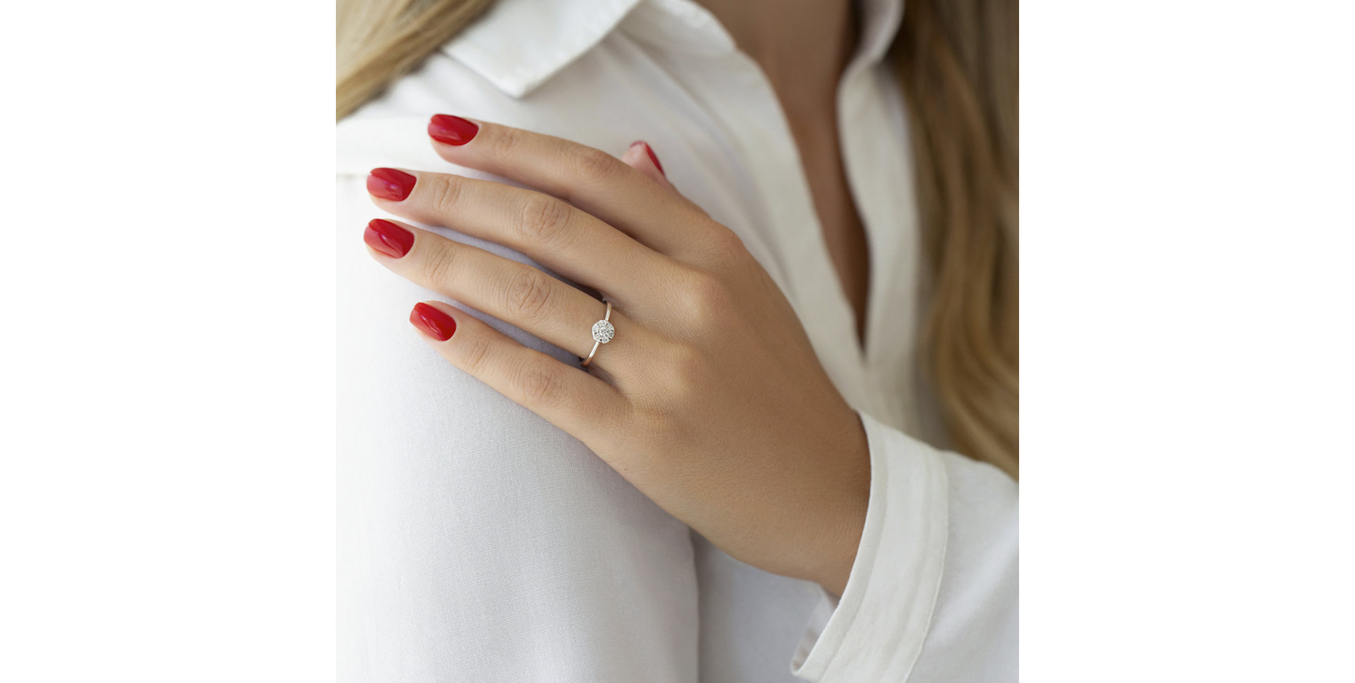 Prsteň s diamantmi Marcelline