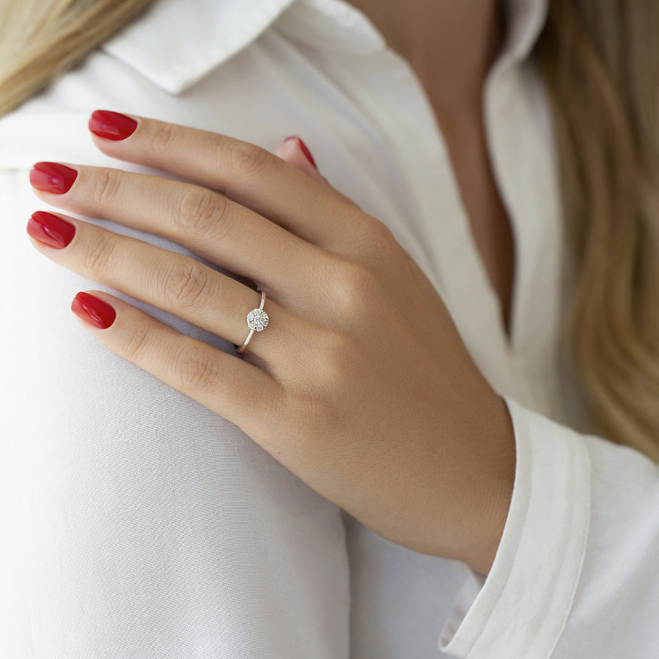 Prsteň s diamantmi Marcelline