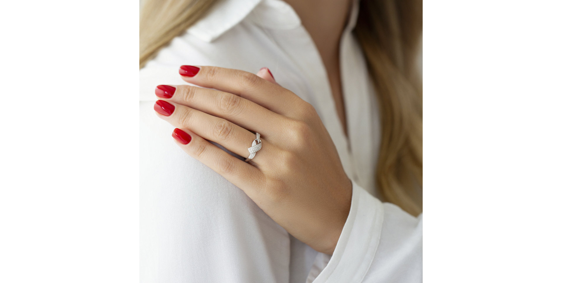 Prsteň s diamantmi Hyacinthe