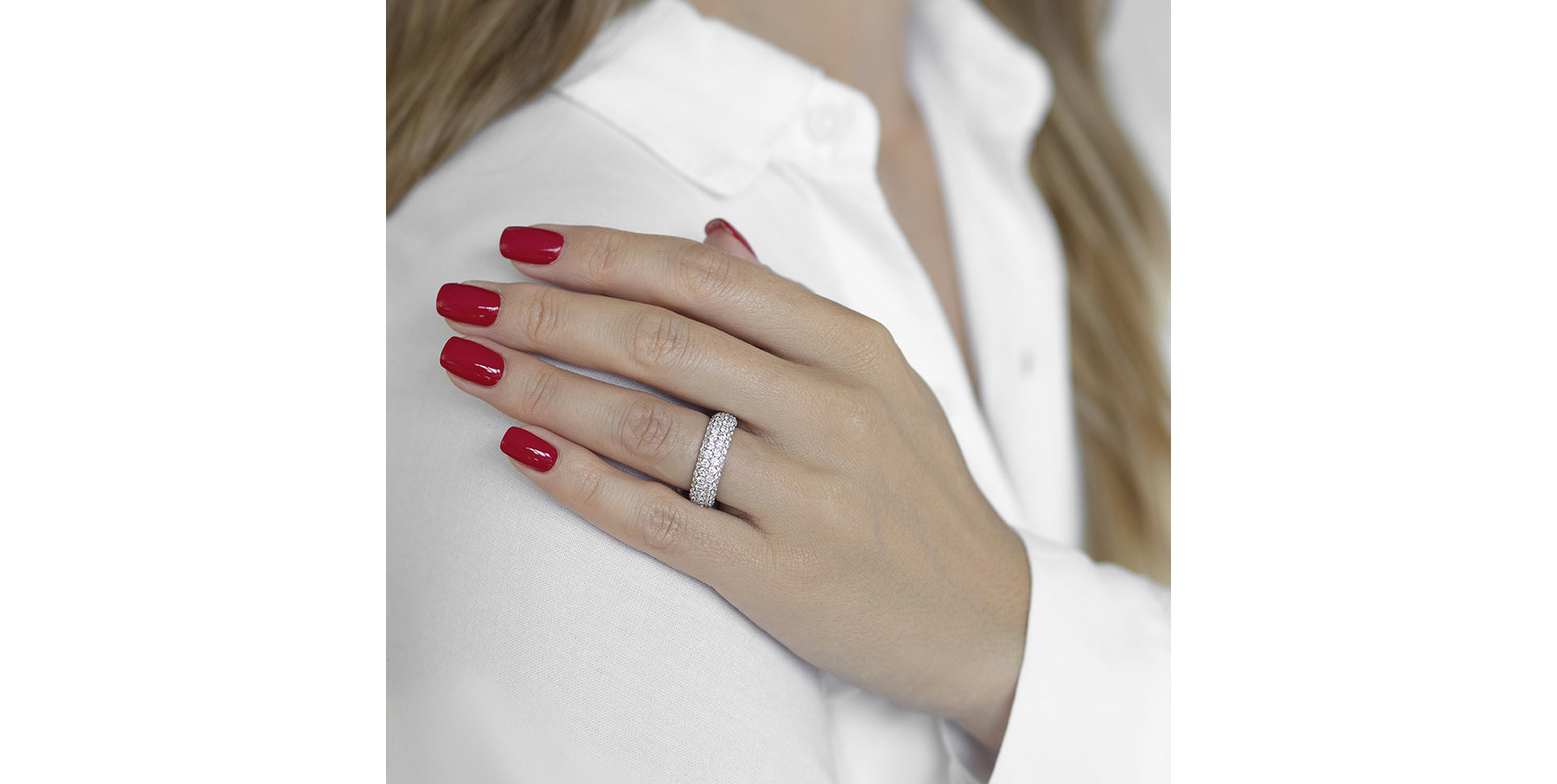 Prsteň s diamantmi Bénédicte