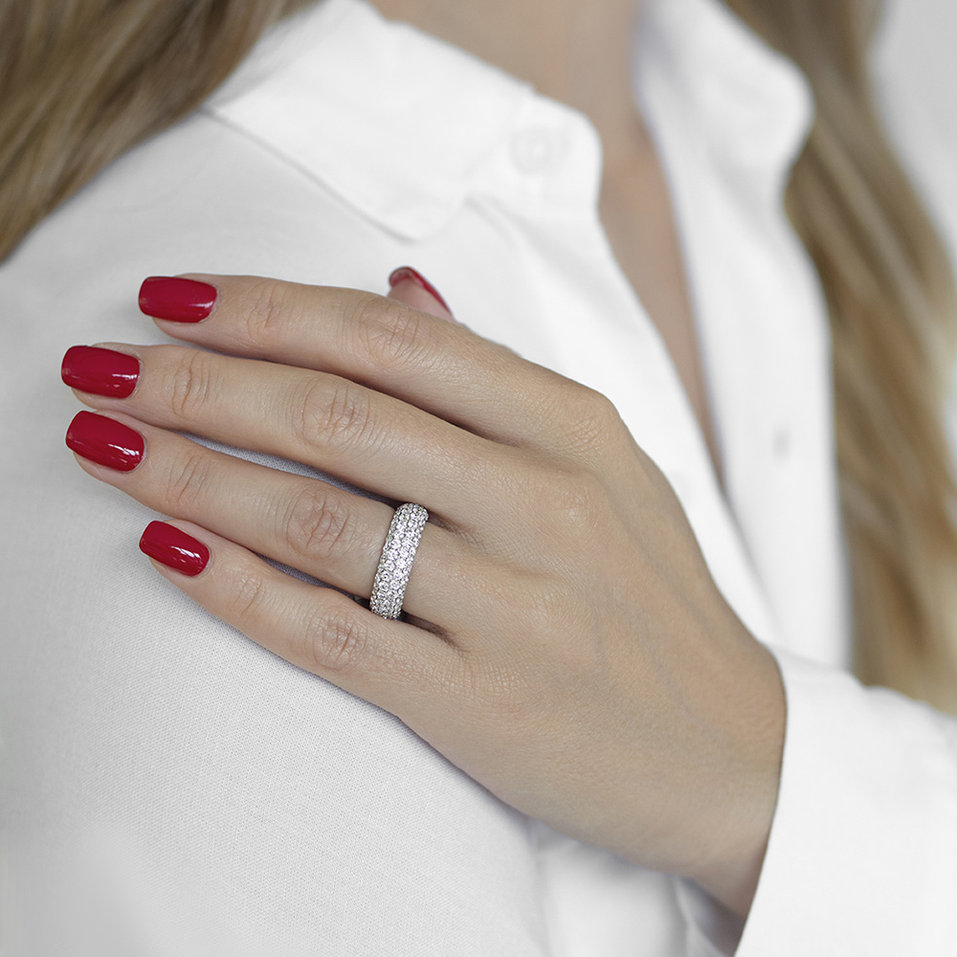 Prsteň s diamantmi Bénédicte