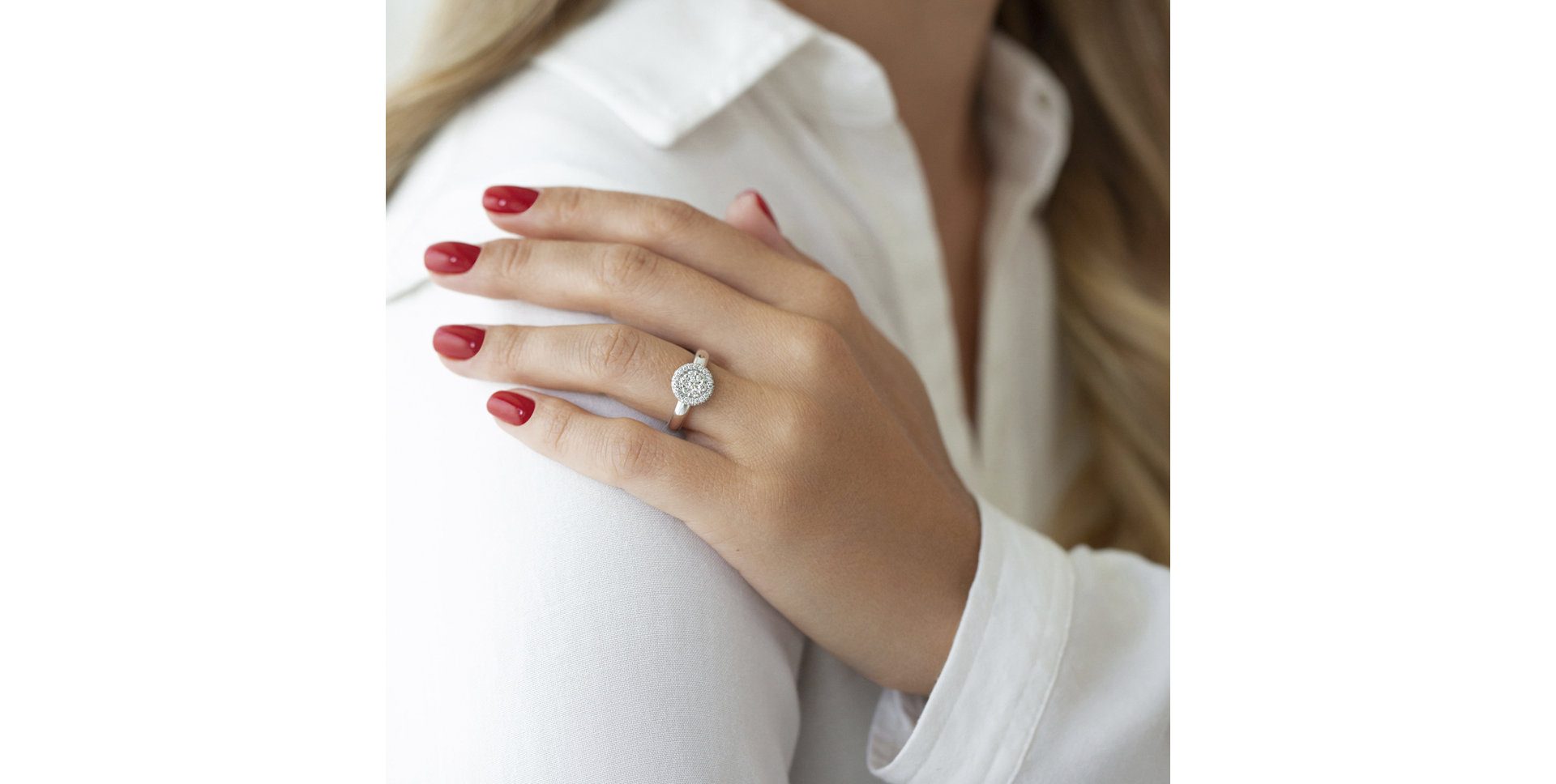 Prsteň s diamantmi Patrice