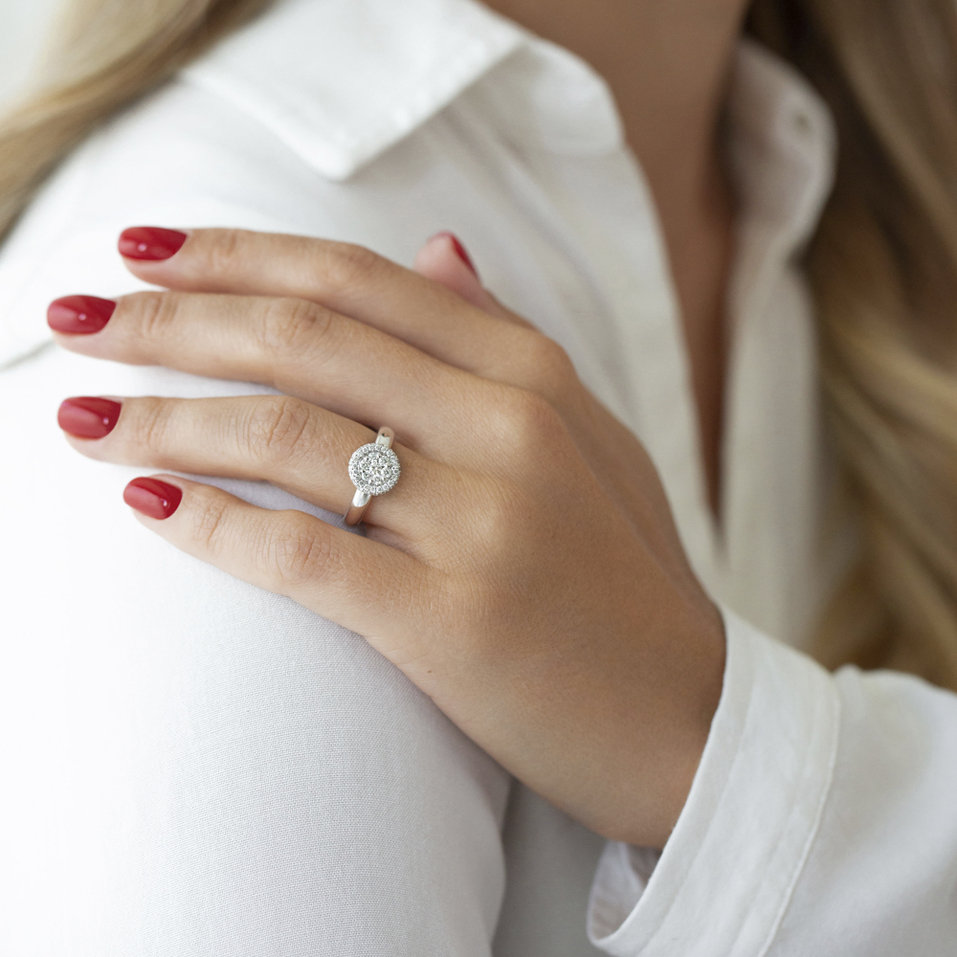 Prsteň s diamantmi Patrice