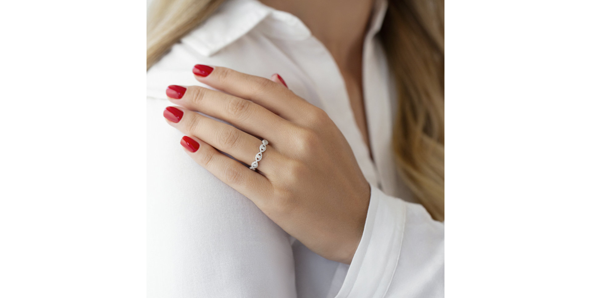 Prsteň s diamantmi Raïssa