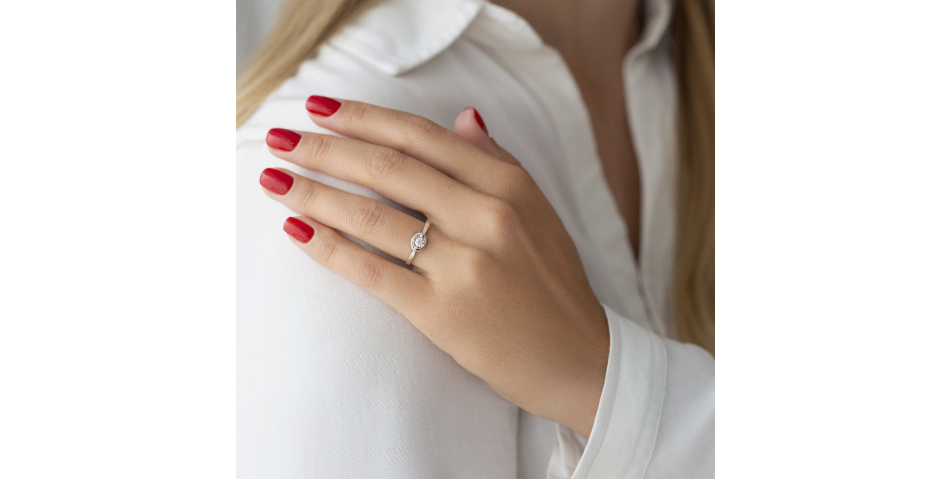 Prsteň s diamantmi Gorgeous Galaxy