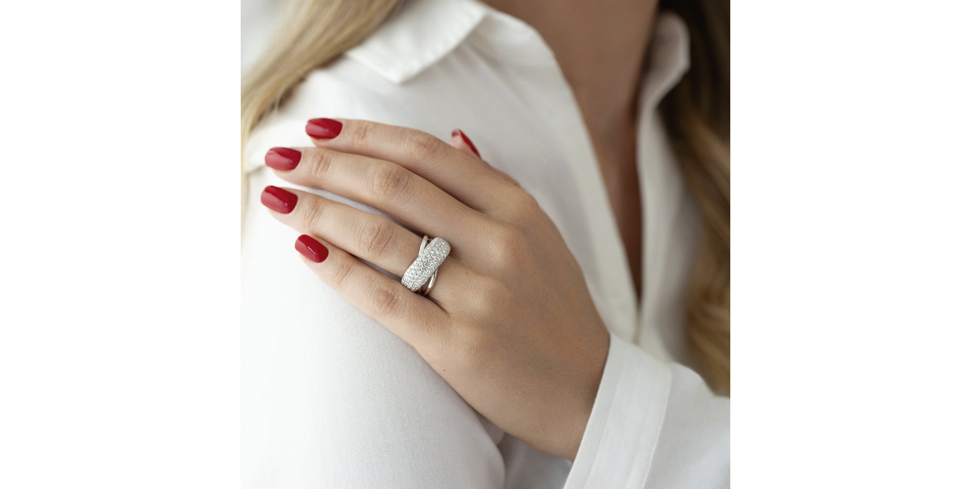 Prsteň s diamantmi Audrea