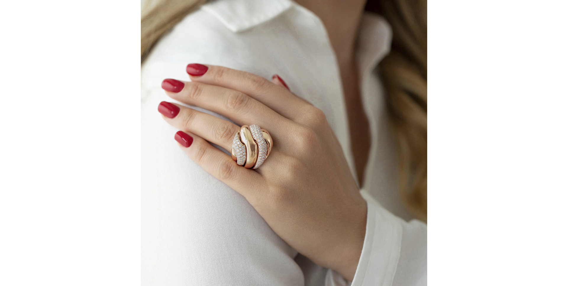 Prsteň s diamantmi Clarice