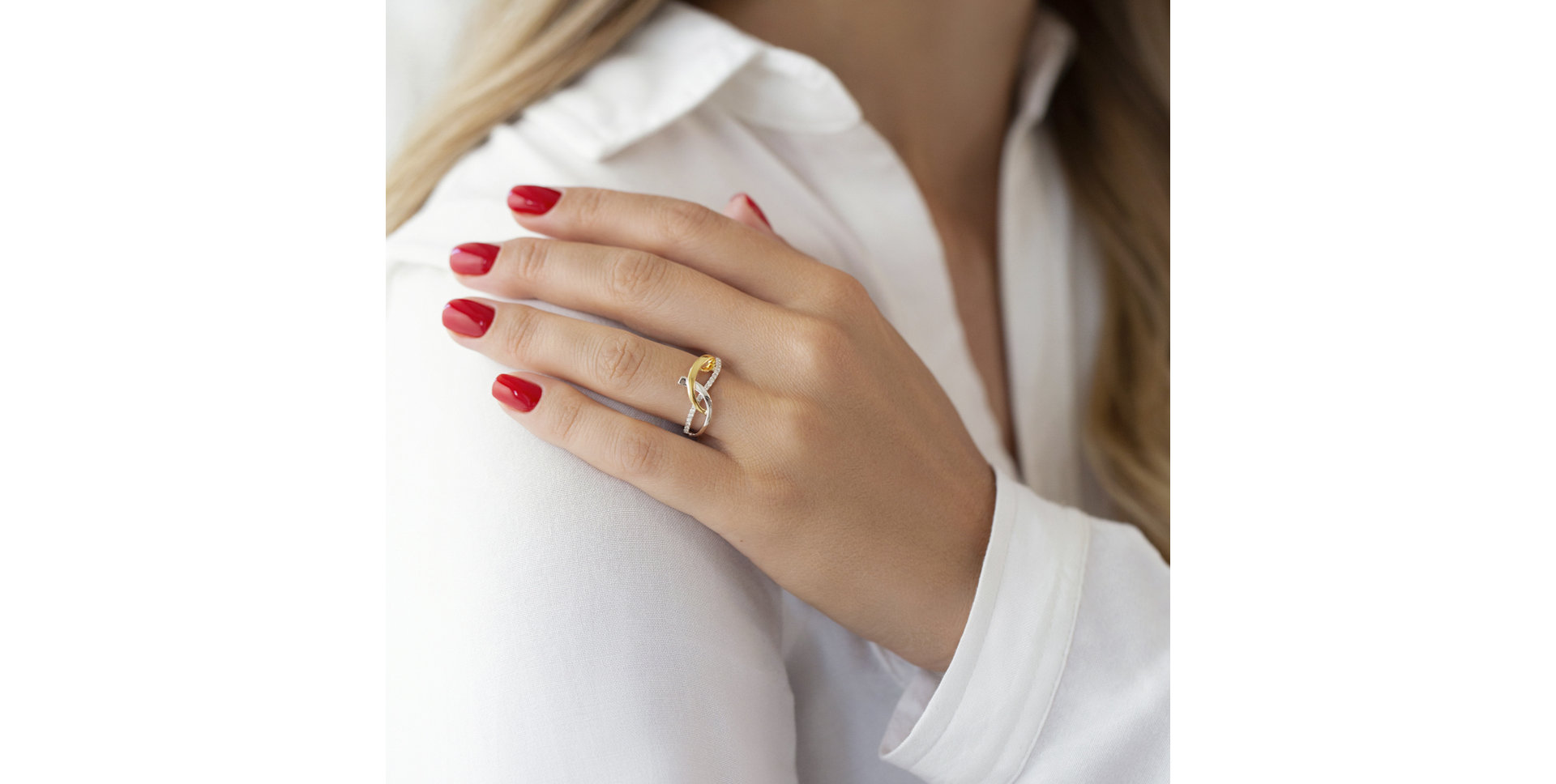 Prsteň s diamantmi Adelphe