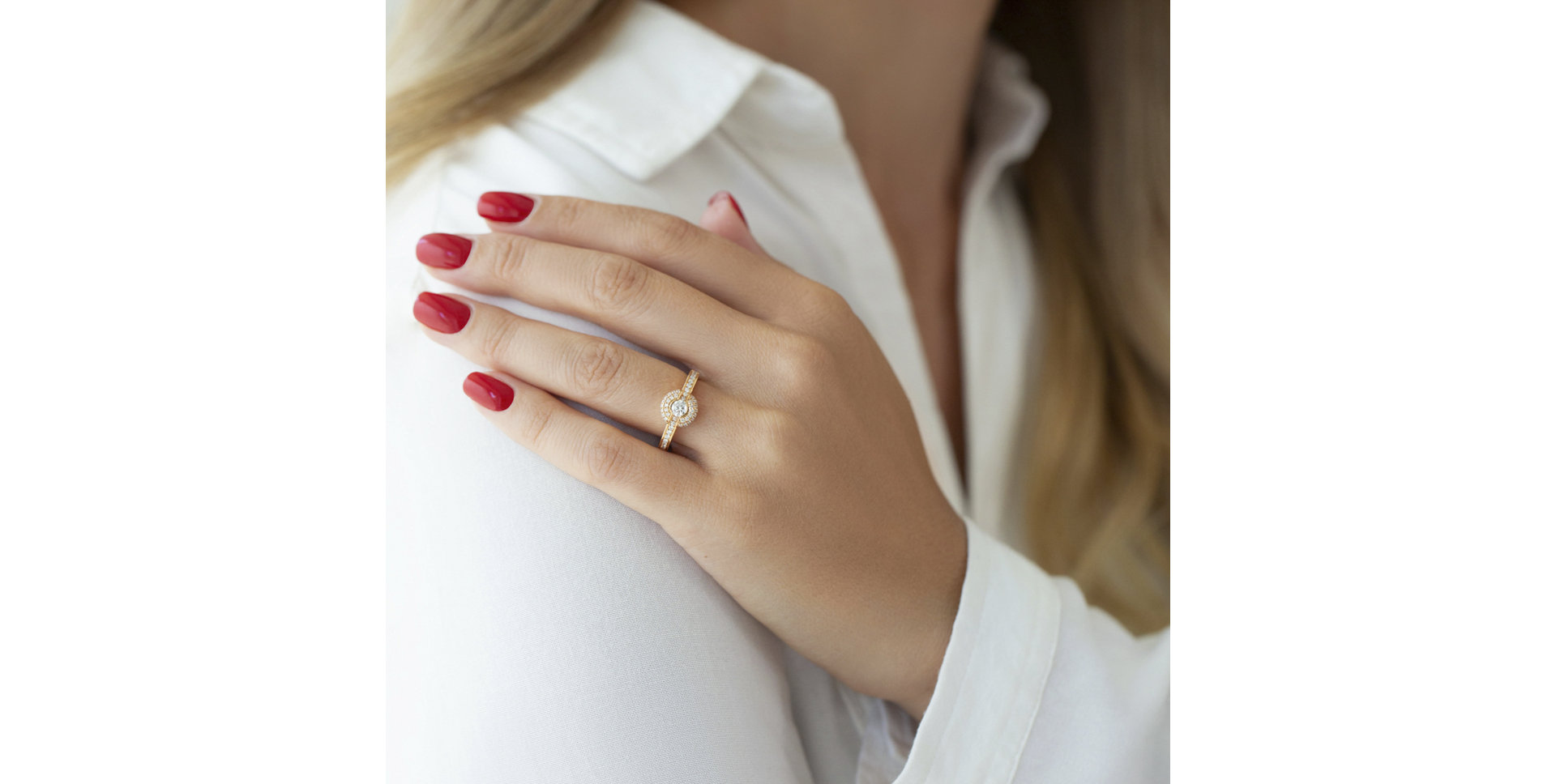 Prsteň s diamantmi Gracious Spirit