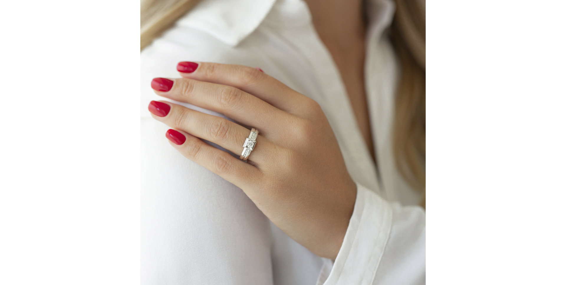 Prsteň s diamantmi Mariza