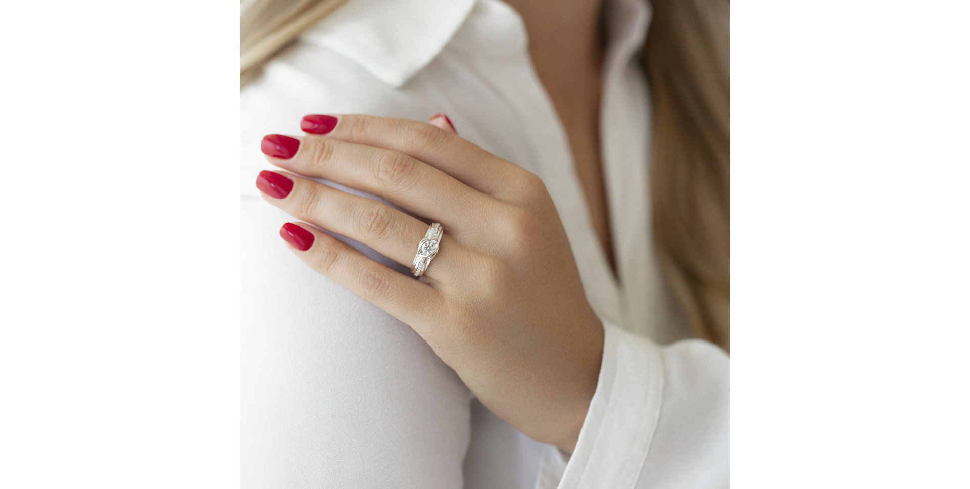 Prsteň s diamantmi Beverly