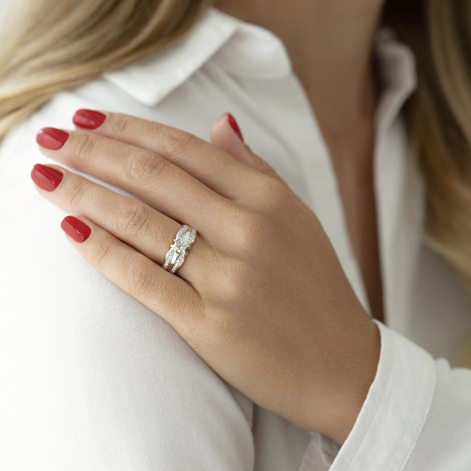 Prsteň s diamantmi Aimé