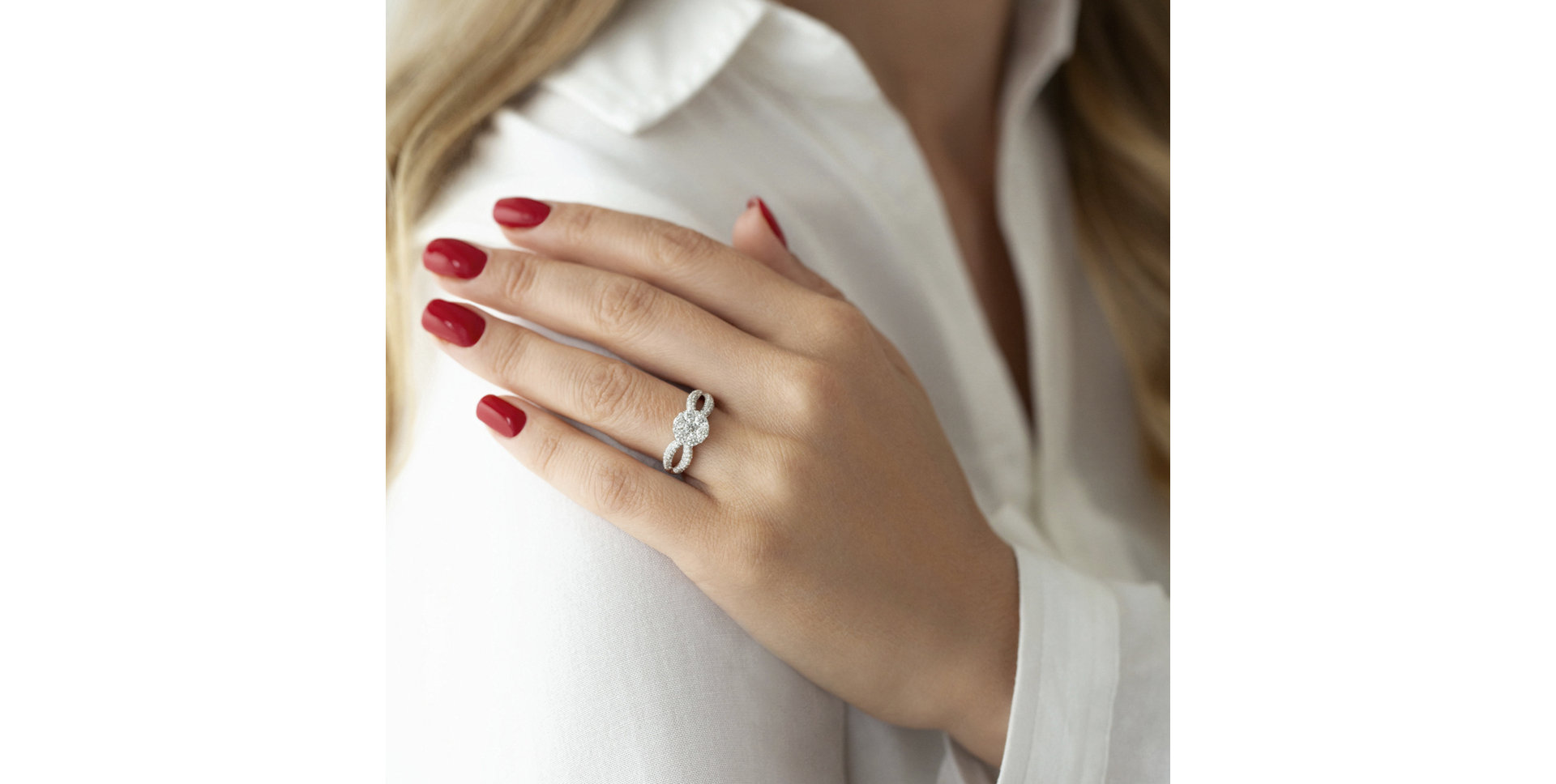 Prsteň s diamantmi Villette