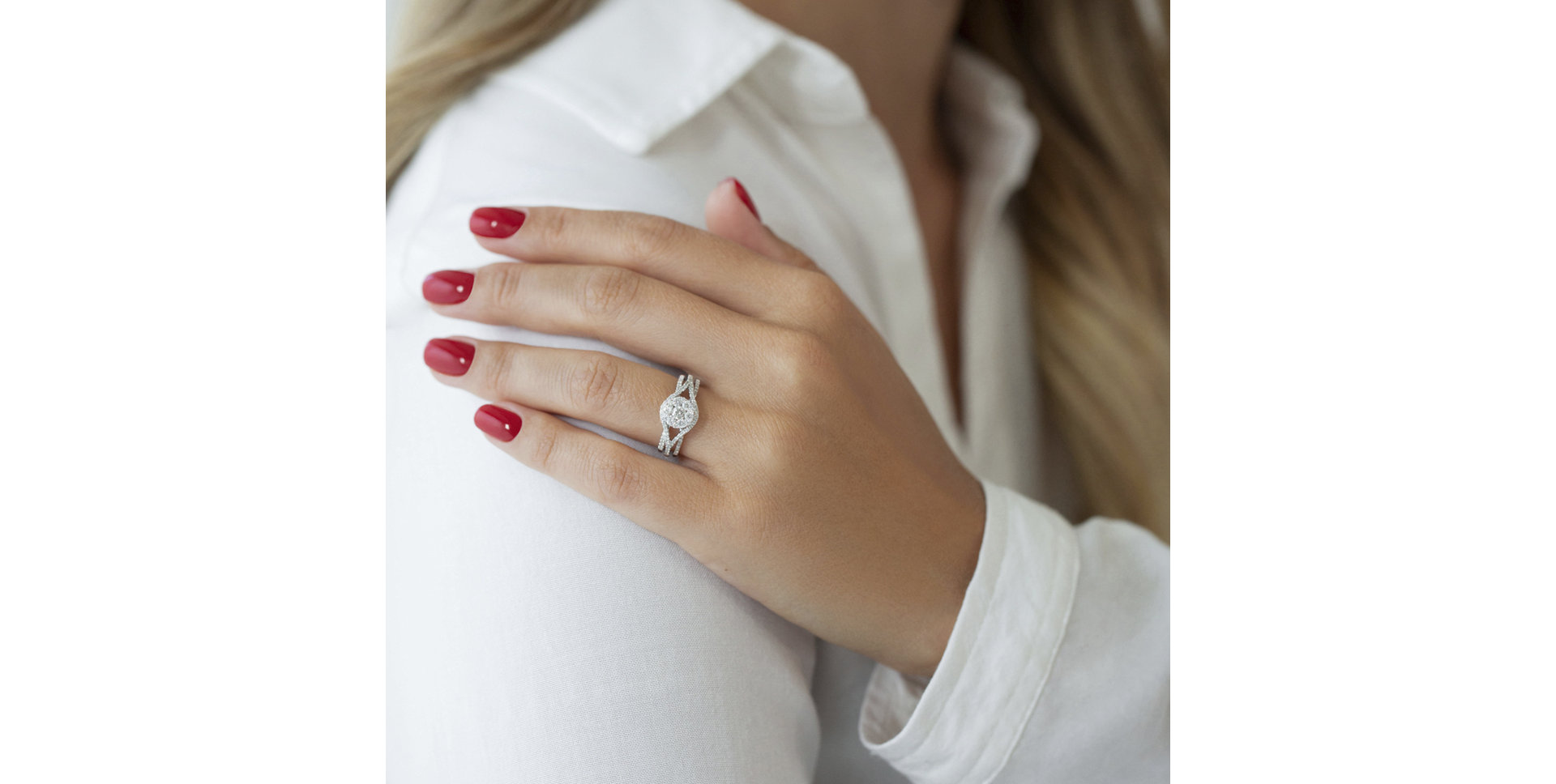 Prsteň s diamantmi Catherine