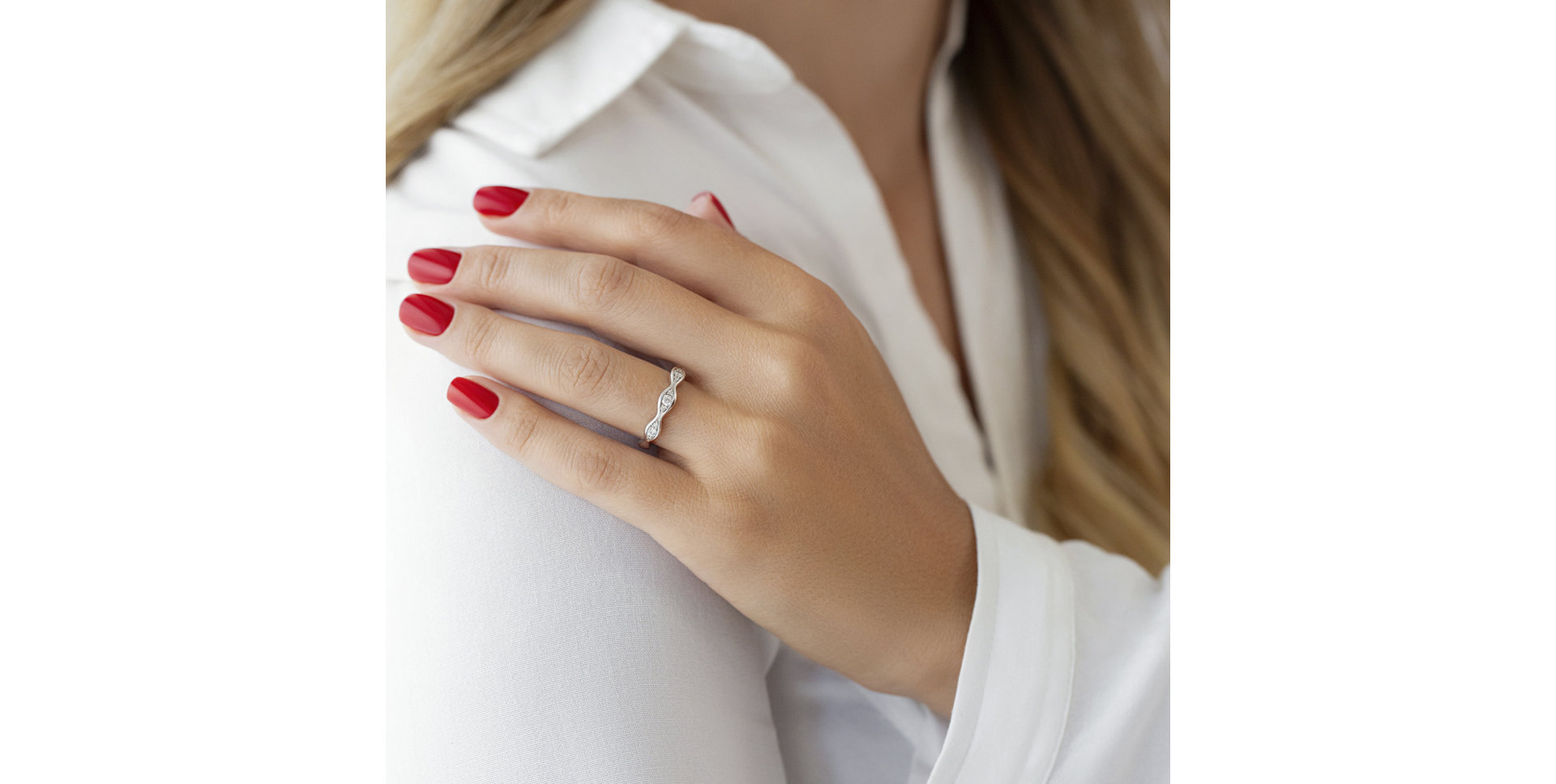 Prsteň s diamantmi Déborah