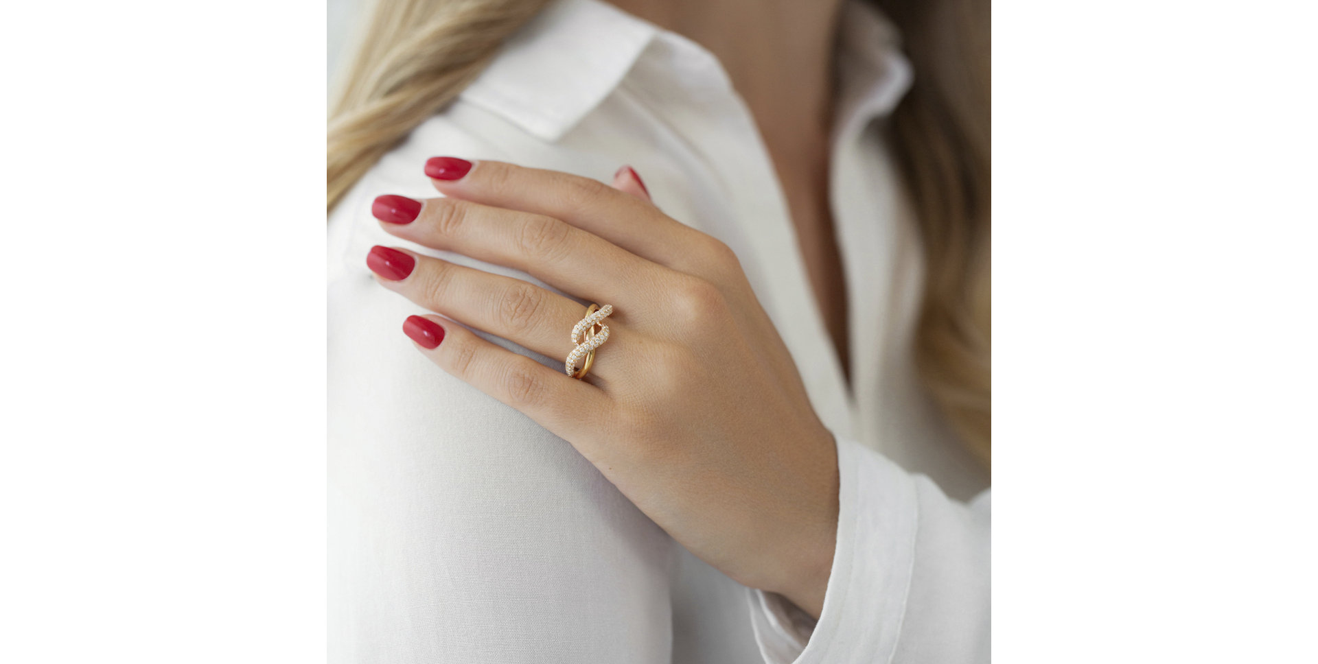 Prsteň s diamantmi Natashia