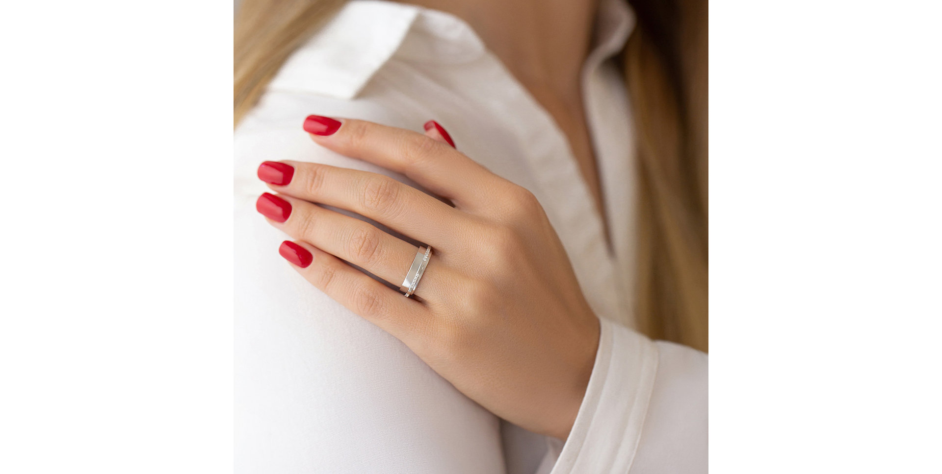 Prsteň s diamantmi Hamilton