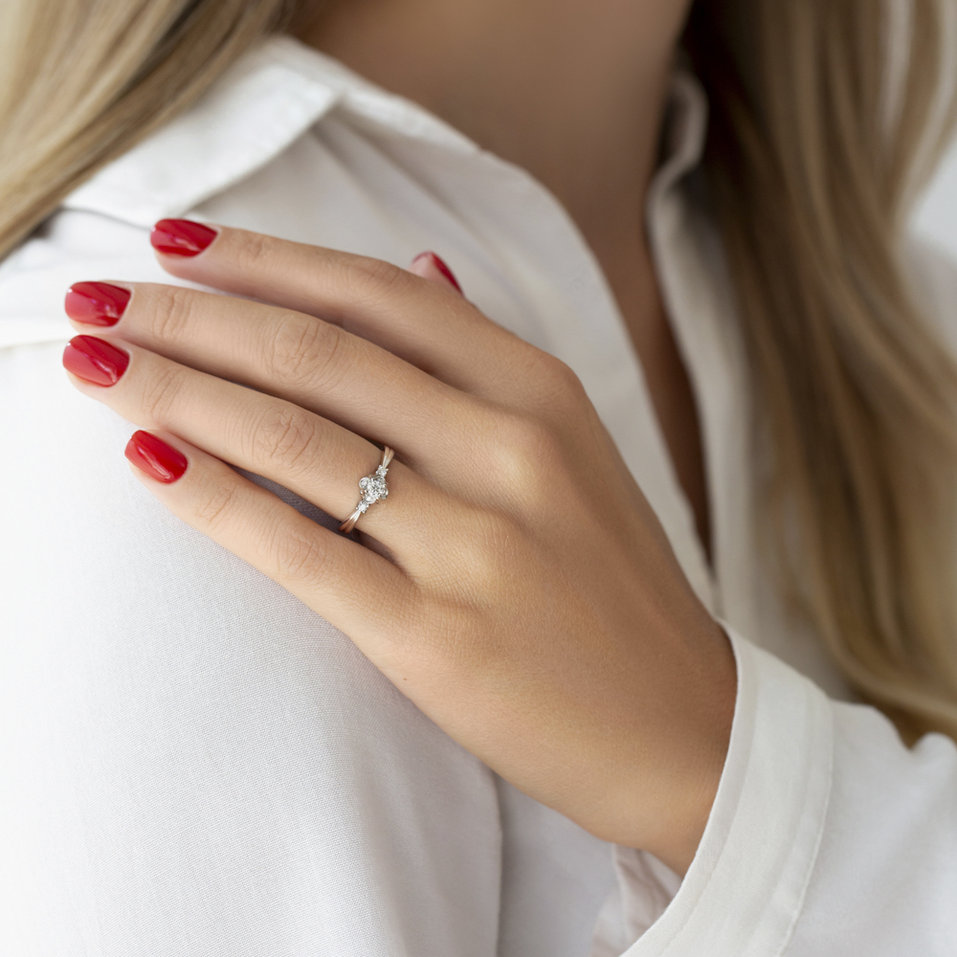 Prsteň s diamantmi Léger