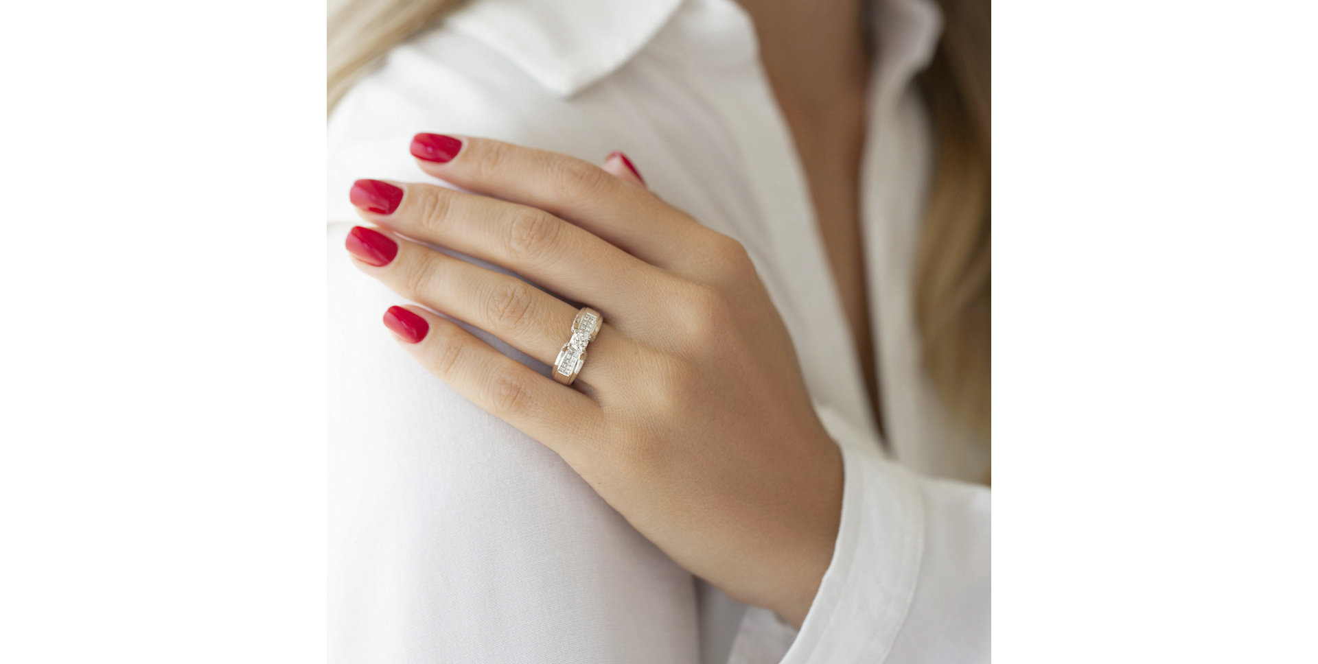 Prsteň s diamantmi Spark Majesty