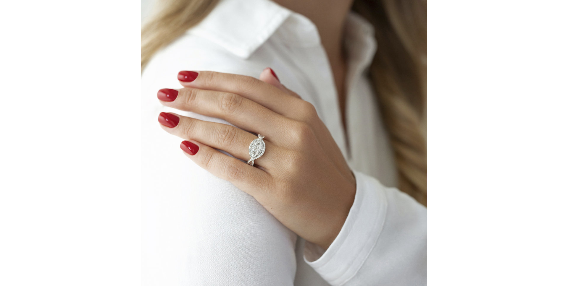 Prsteň s diamantmi Mélodie