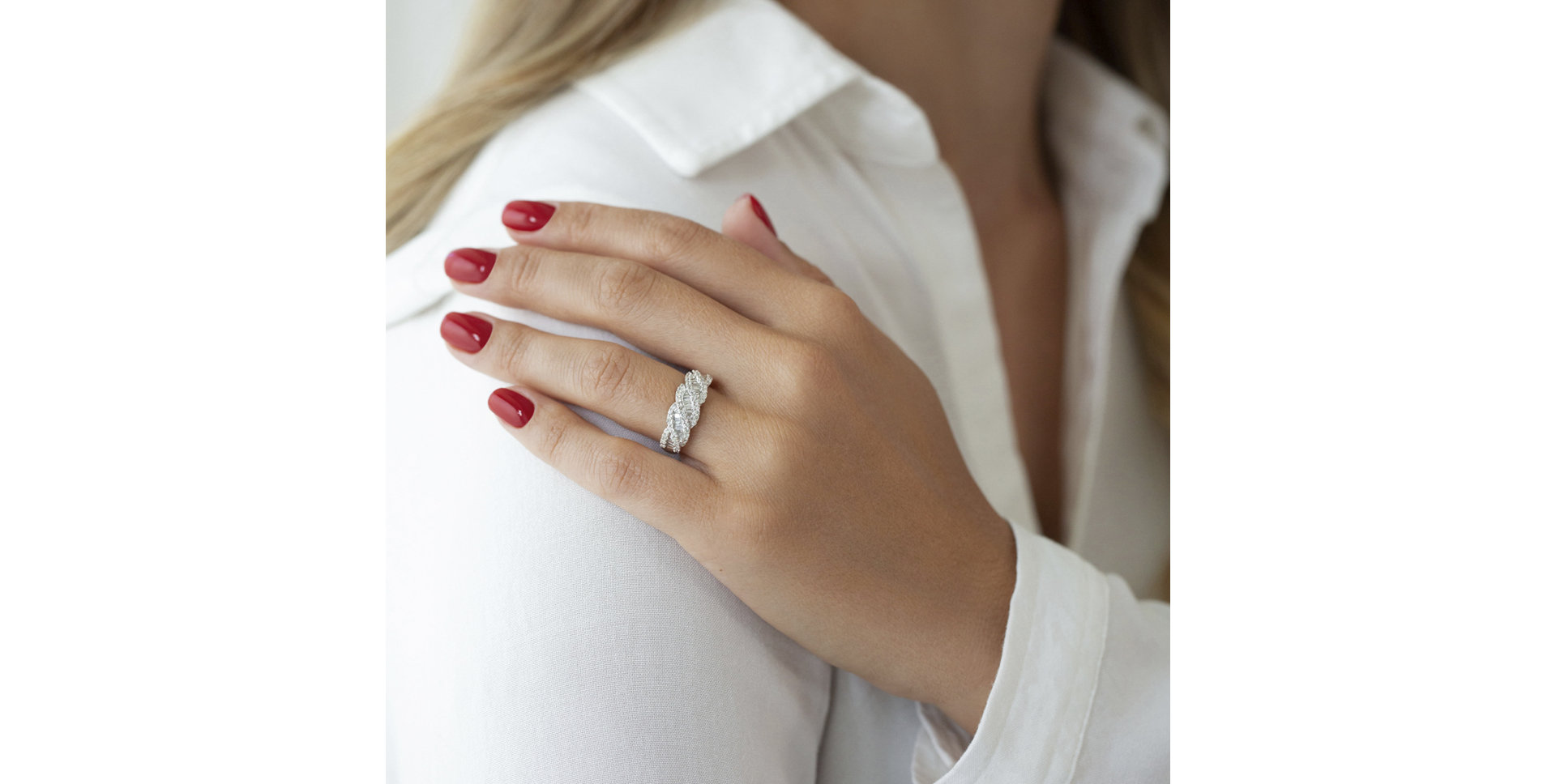 Prsteň s diamantmi Ruth