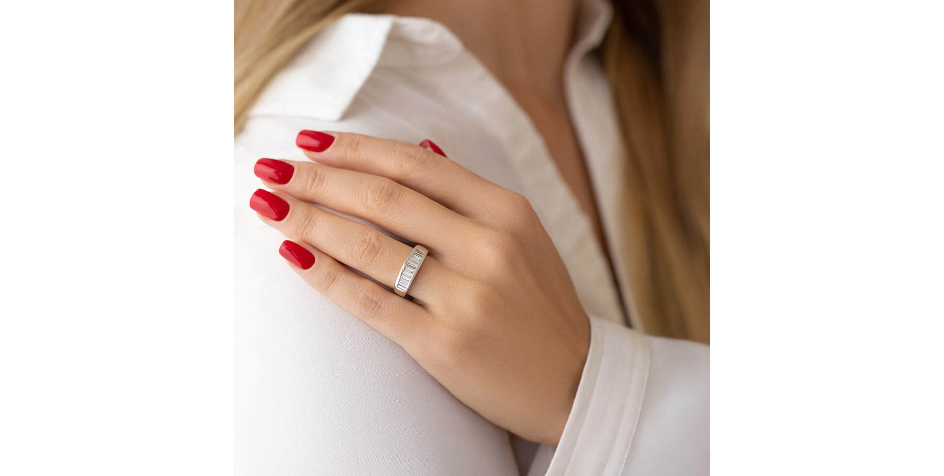 Prsteň s diamantmi Edina