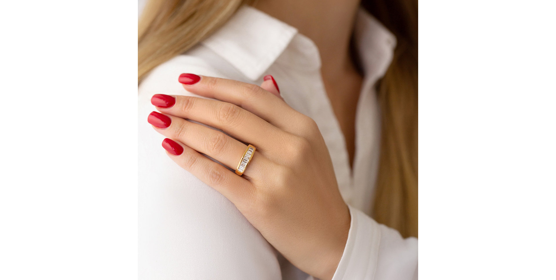 Prsteň s diamantmi Edina