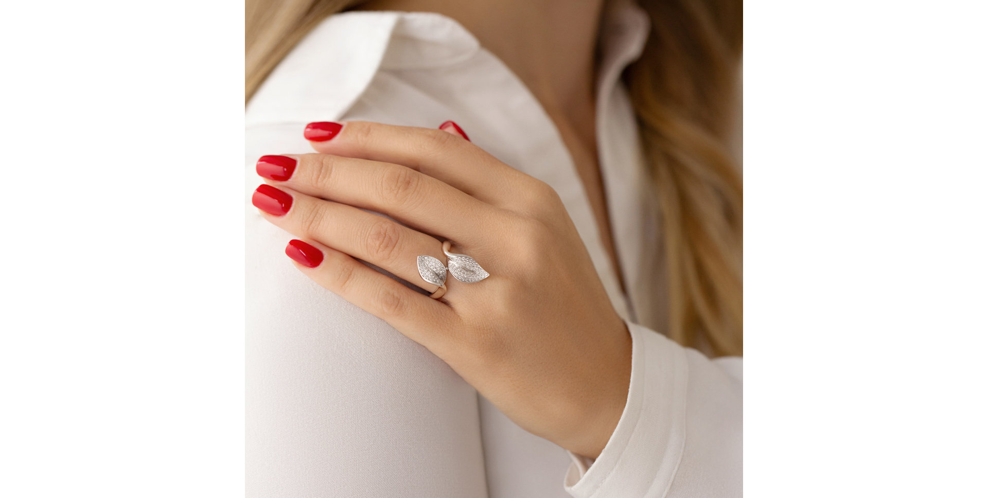 Prsteň s diamantmi Lilian