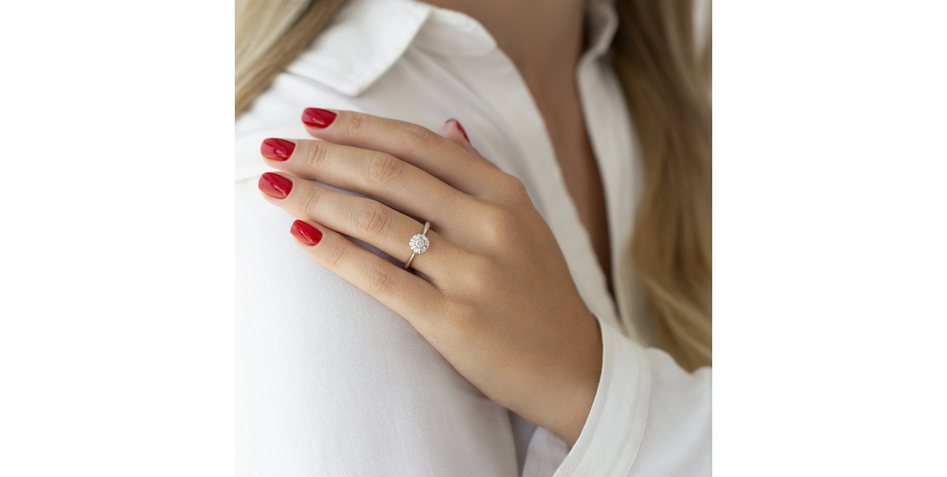 Prsteň s diamantmi Briliant Sunlight