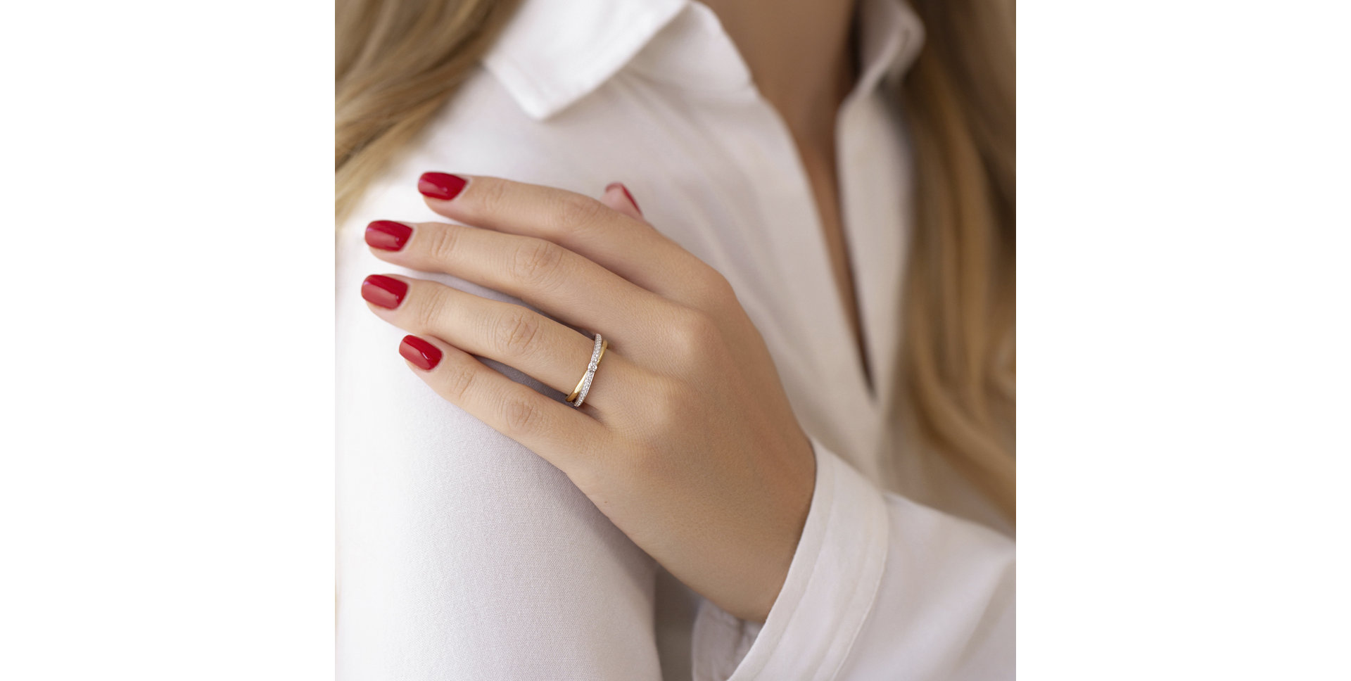 Prsteň s diamantmi Amedé