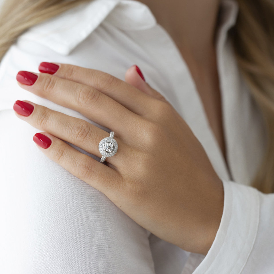 Prsteň s diamantmi Marcell