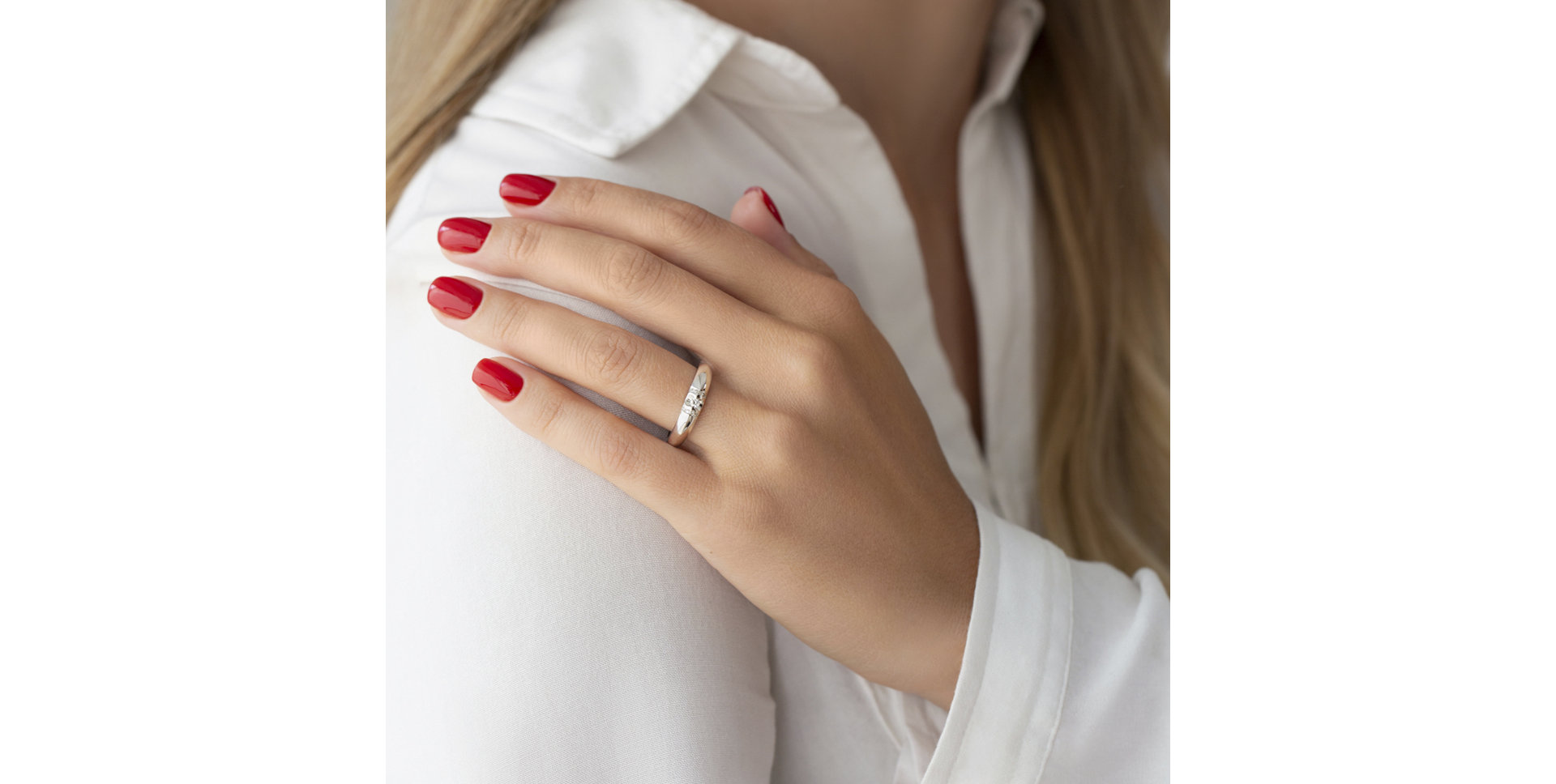 Prsteň s diamantmi Simply Glamour