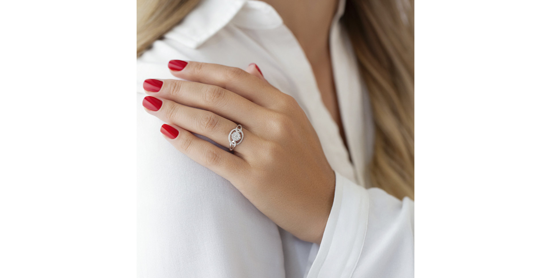 Prsteň s diamantmi Séraphin