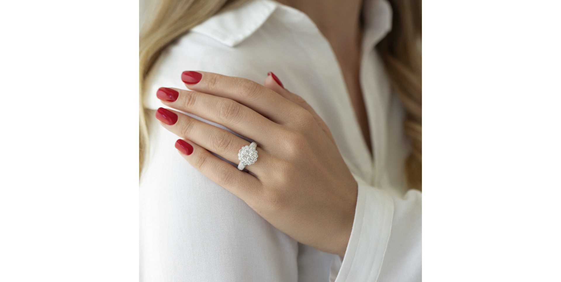 Prsteň s diamantmi Etta