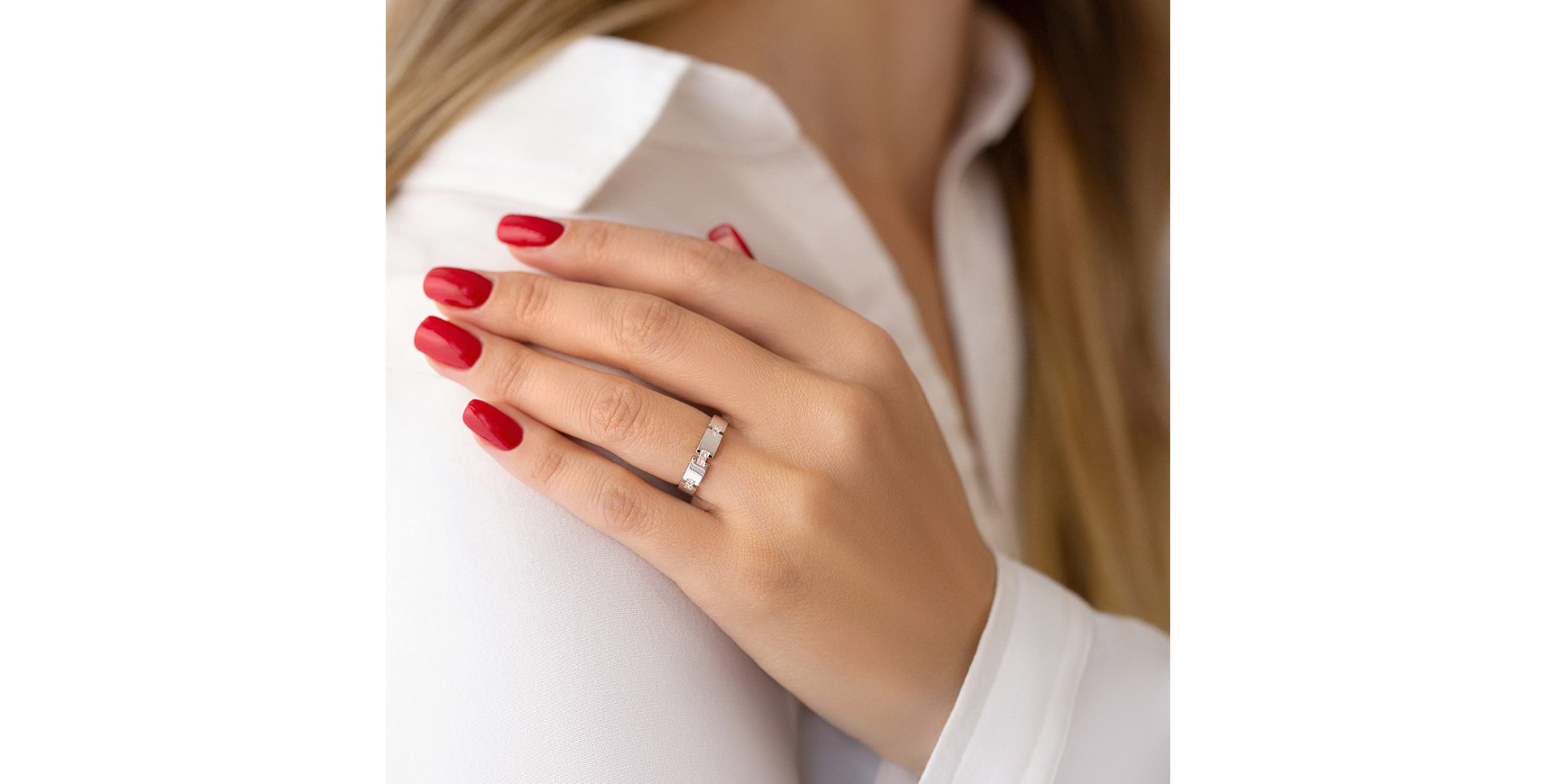 Prsteň s diamantmi Rhiannon