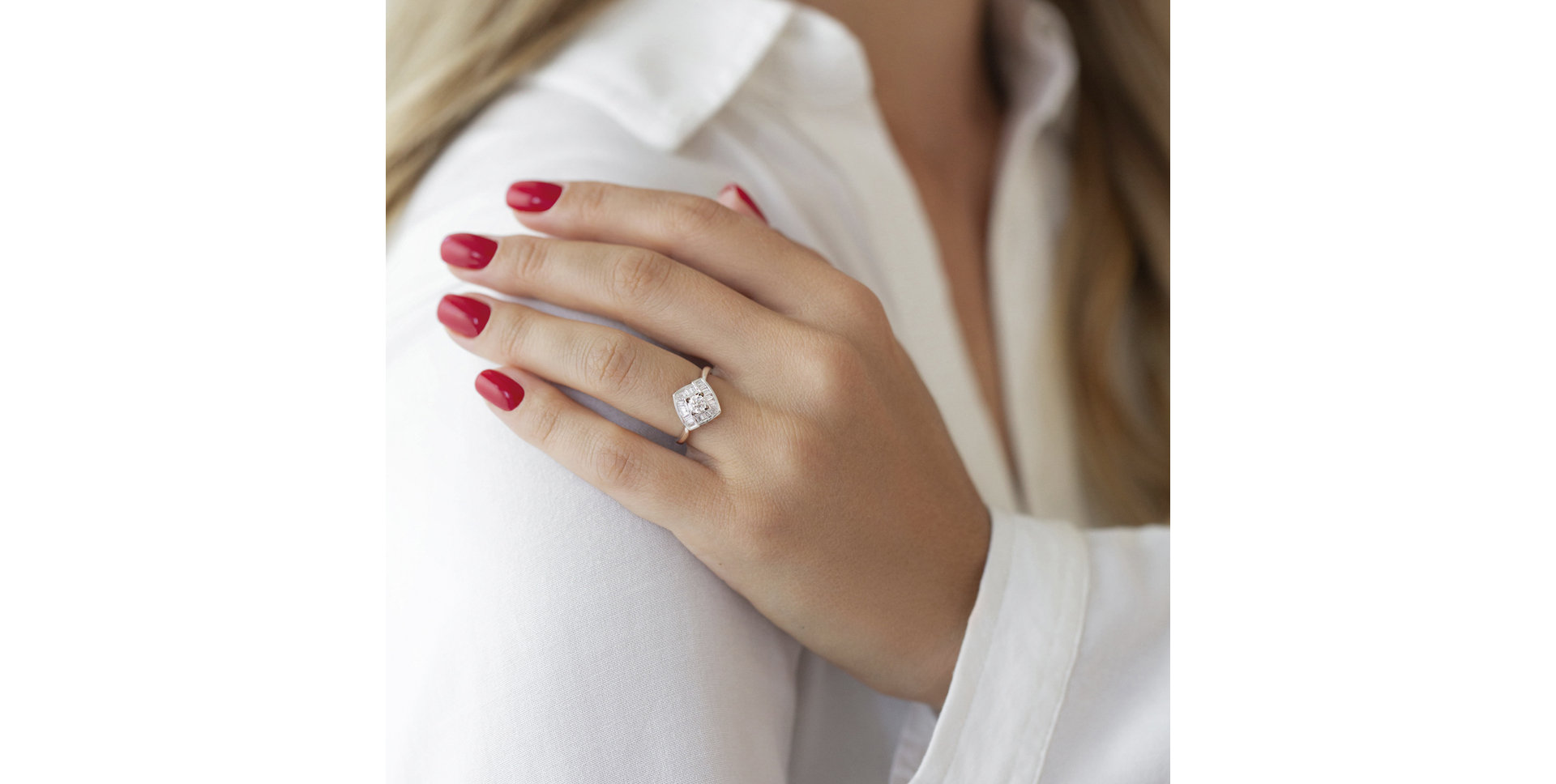 Prsteň s diamantmi Jacques