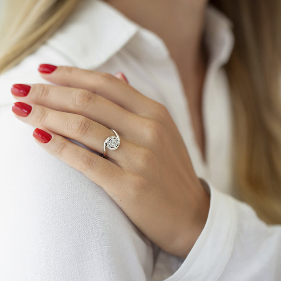 Prsteň s diamantmi Blissful Love