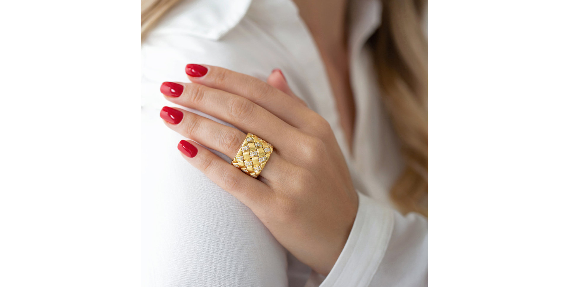 Prsteň s diamantmi Maud