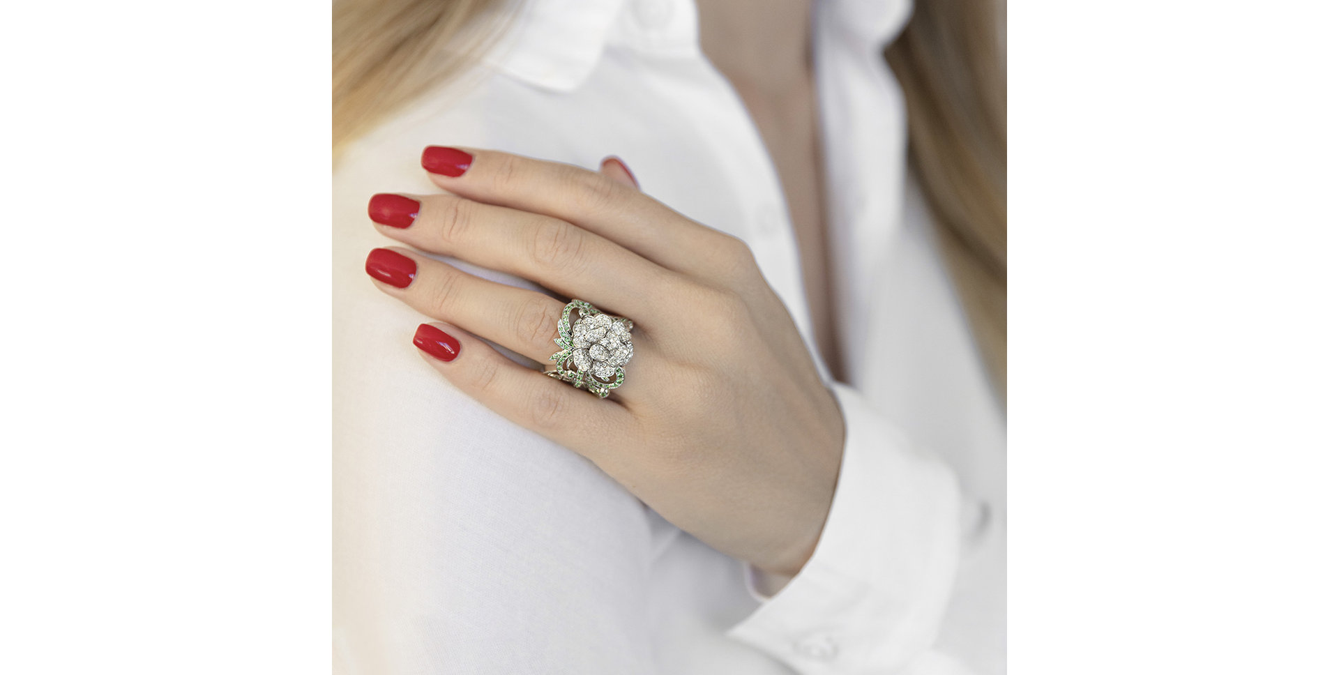 Prsteň s diamantmi Fairy Garden