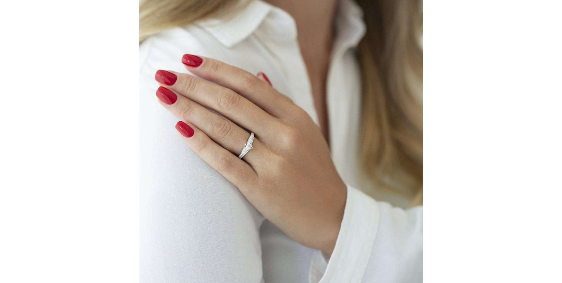 Prsteň s diamantmi Edra