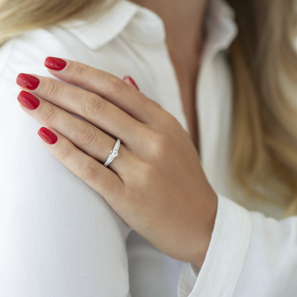 Prsteň s diamantmi Edra