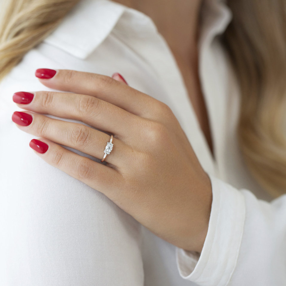 Prsteň s diamantmi Adrien