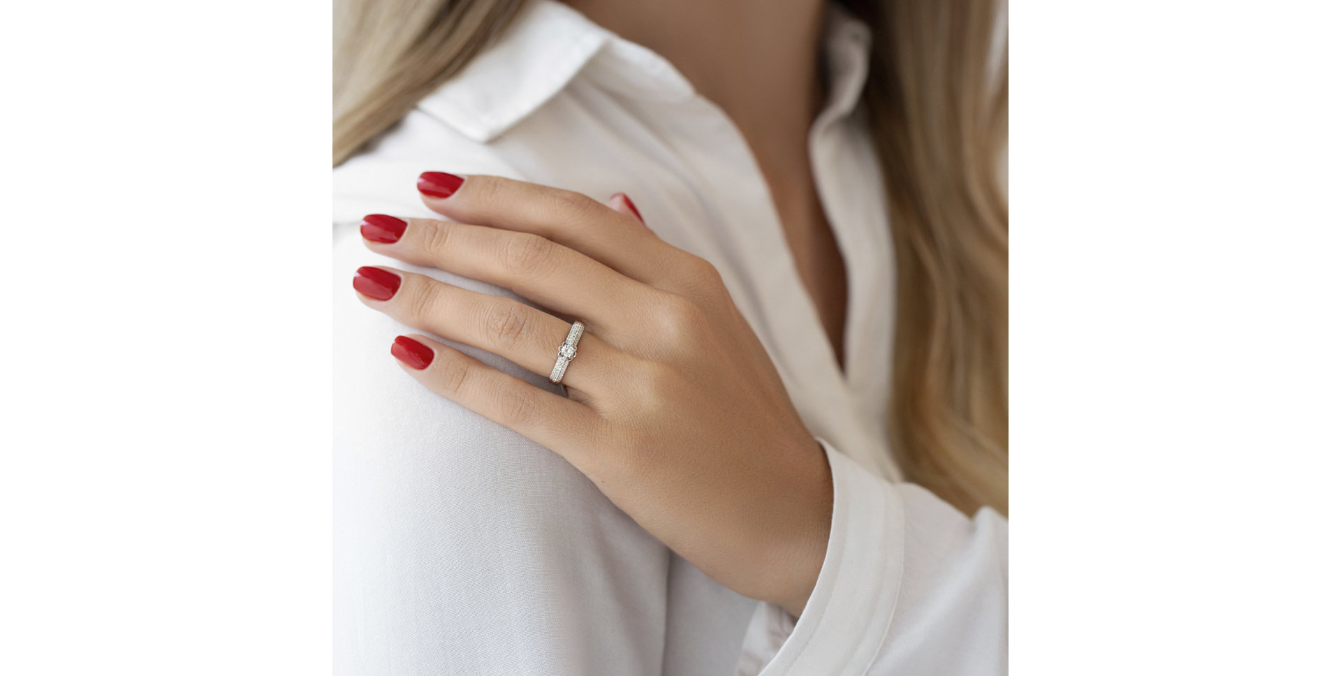 Prsteň s diamantmi Guardian of Love