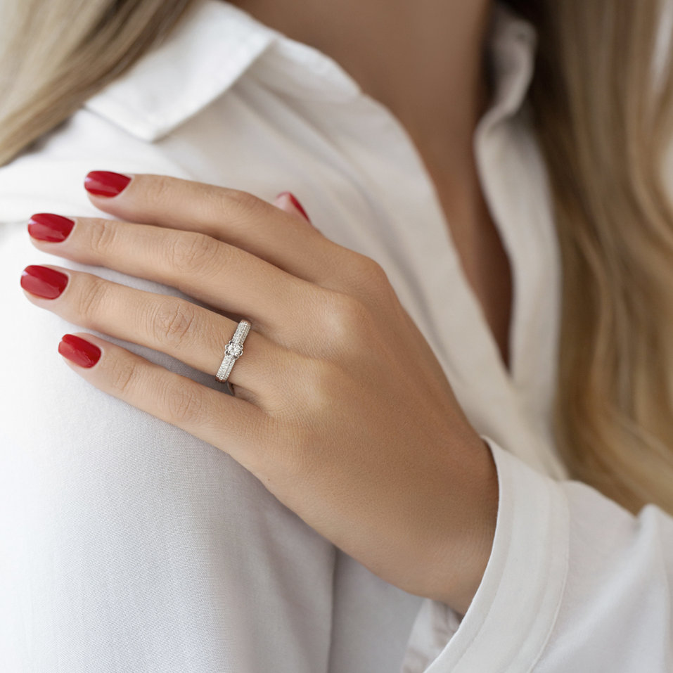 Prsteň s diamantmi Guardian of Love