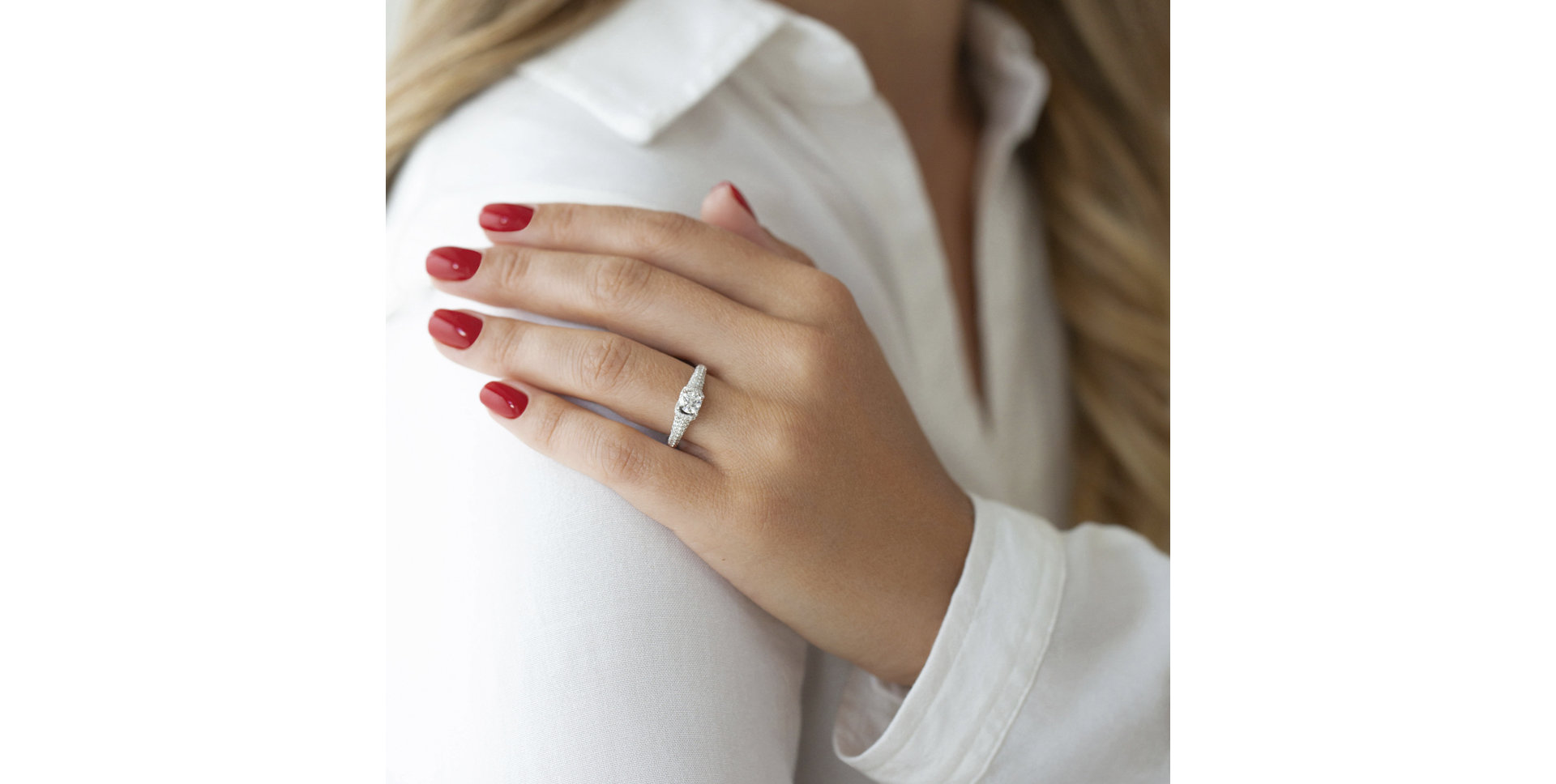 Prsteň s diamantmi Aurora