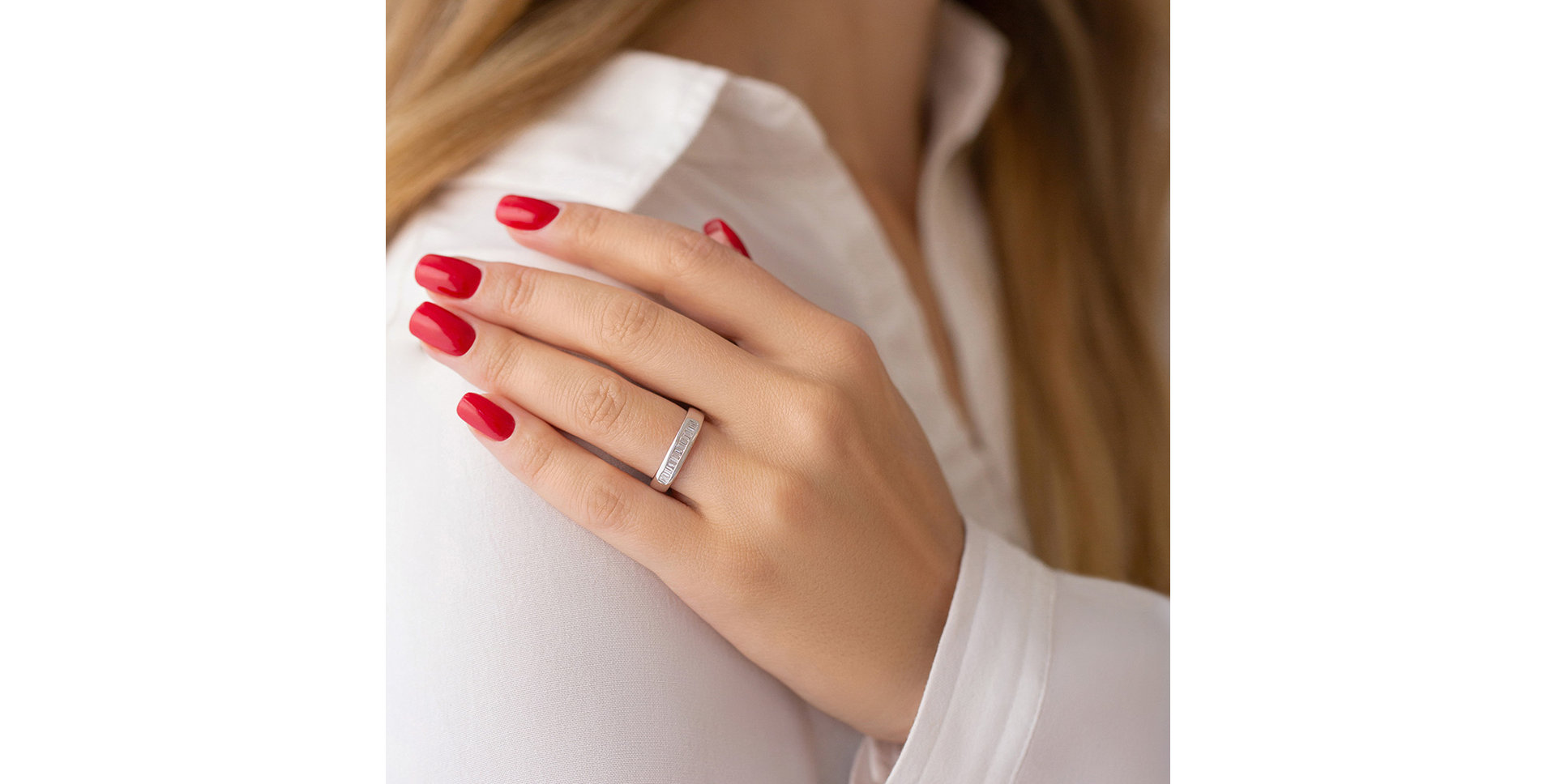 Prsteň s diamantmi Salla