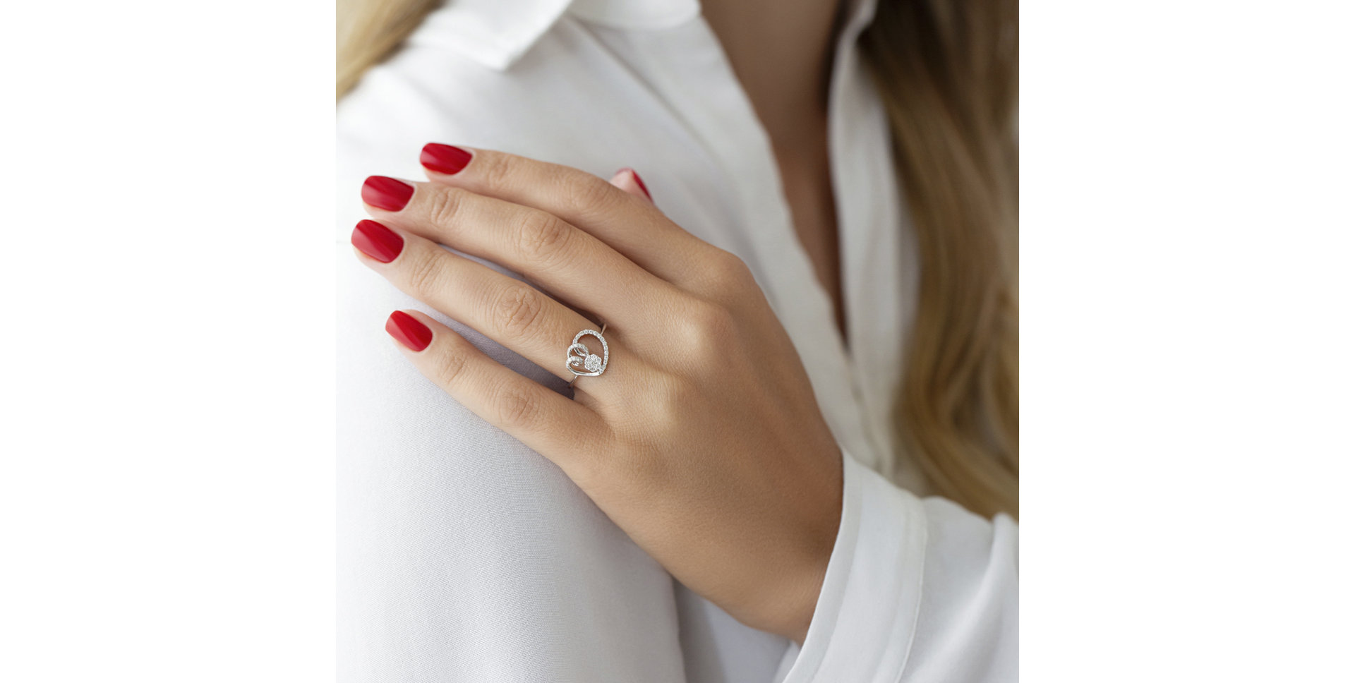 Prsteň s diamantmi Crépin